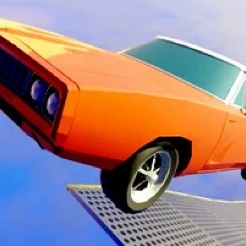 Mega Jumps on Cars!