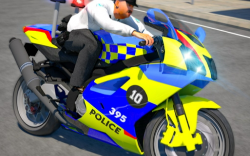 Police Bike Stunt Race