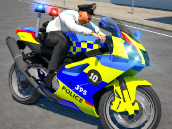 Police Bike Stunt Race