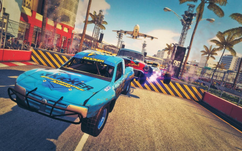 Top Down Truck Racing